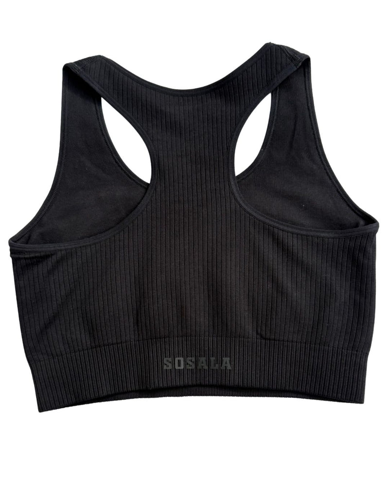 The Ribbed Set - Dark Roast (Black)