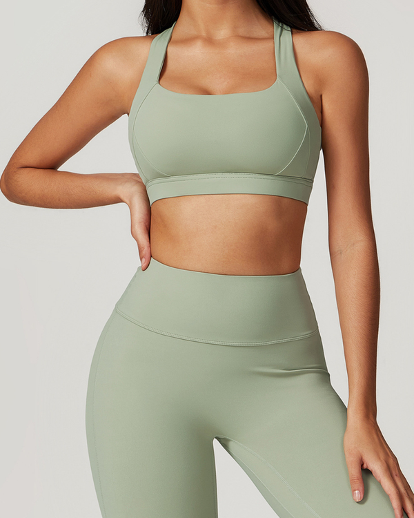 Base Bralet in Matcha