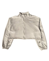 Zip Through Sweater - Iced Oat