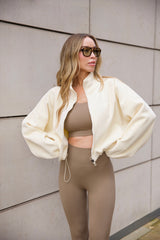 The Ribbed Set in Cocoa