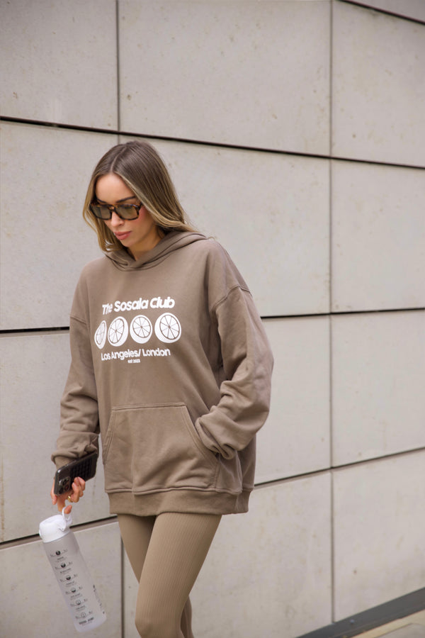 The Sosala Club Hoodie in Cocoa