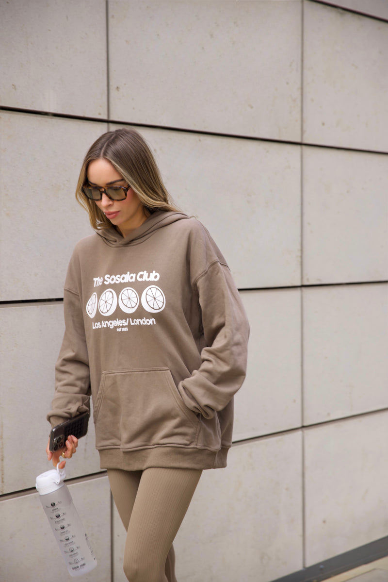 The Sosala Club Hoodie in Cocoa