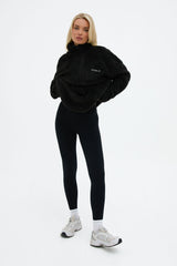 Quarter Zip Fleece - Black