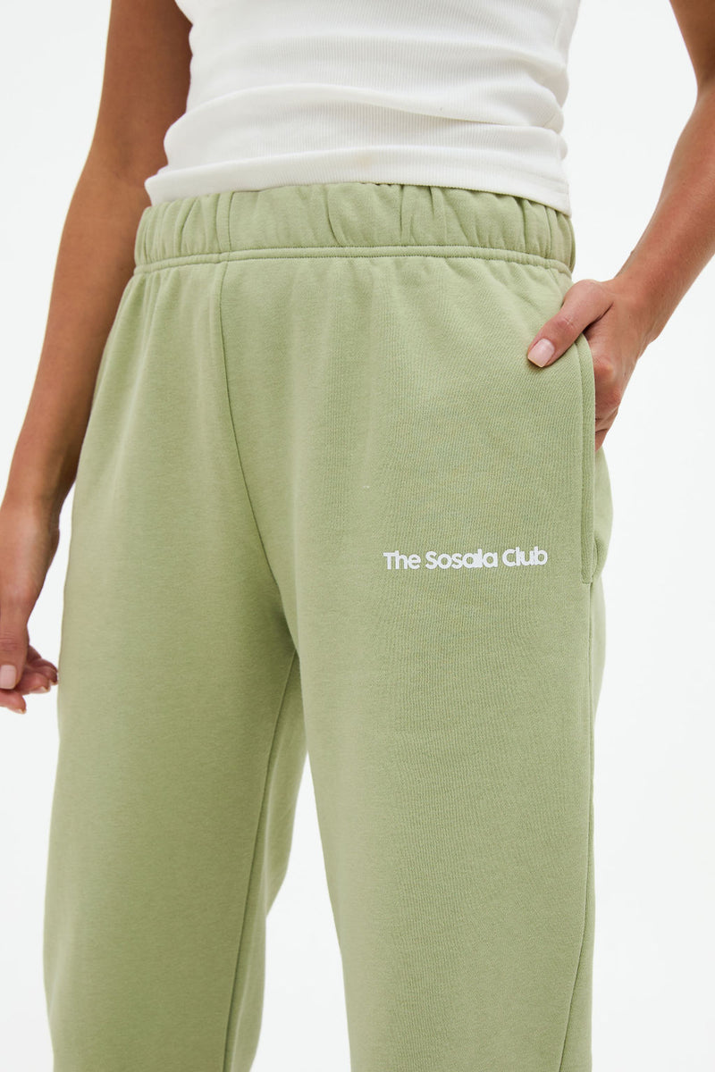 Matcha green sweatpants deals