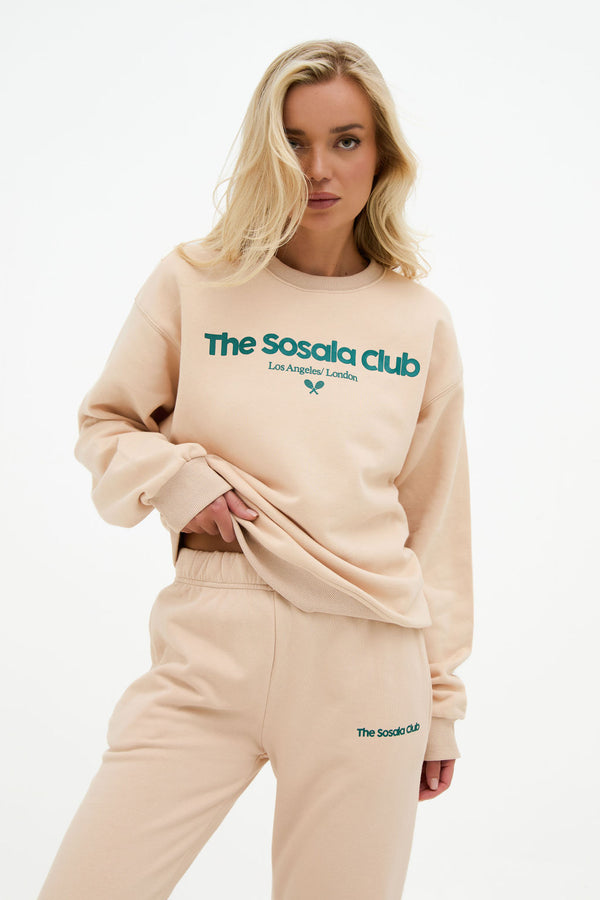 The Sosala Club Sweater - Latte