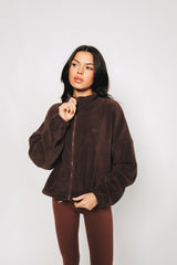 Drawstring Fleece - Espresso
