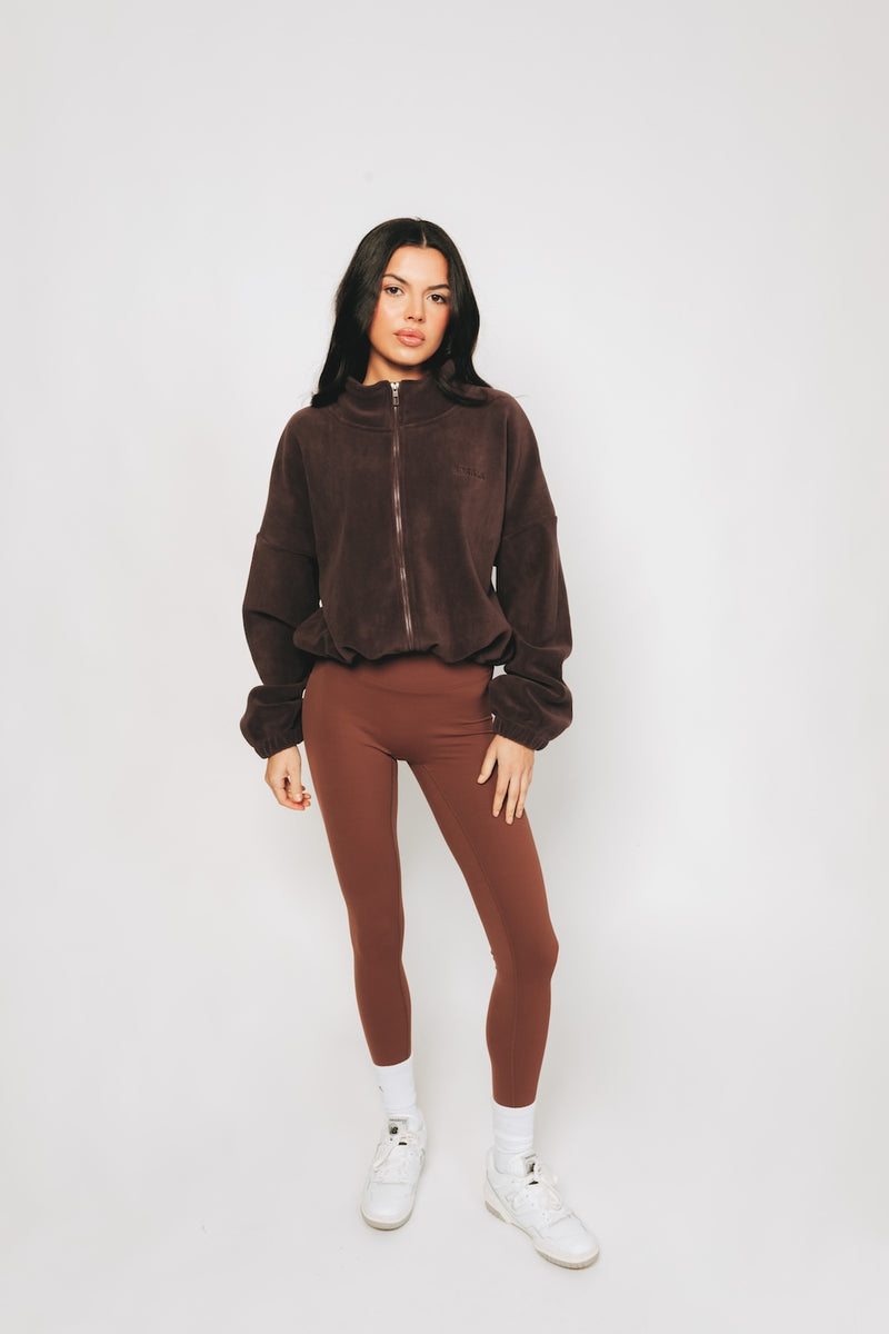 Drawstring Fleece - Espresso