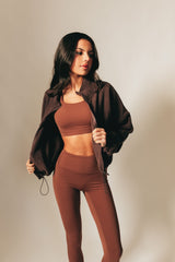Drawstring Fleece - Espresso