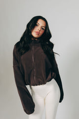 Drawstring Fleece - Espresso