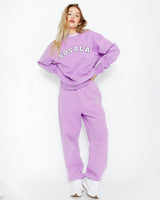 The Varsity Sweatpant - Lilac